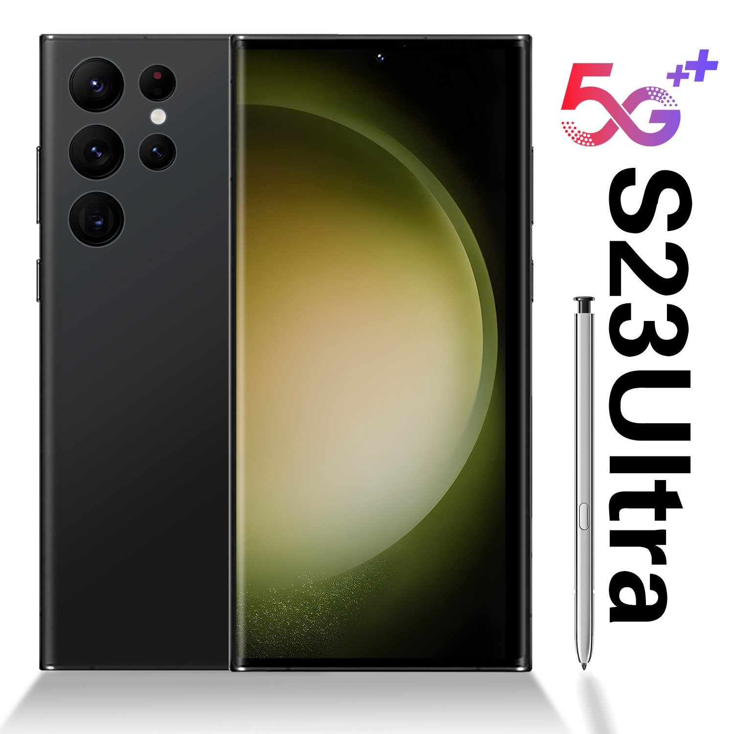 Smartphone2023 New Phone S23 Ultra 16gb+1tb 5g 7.2-inch Mtk6889 48mp 108mp With Built-in Pen Android 12 Smartphonemate60